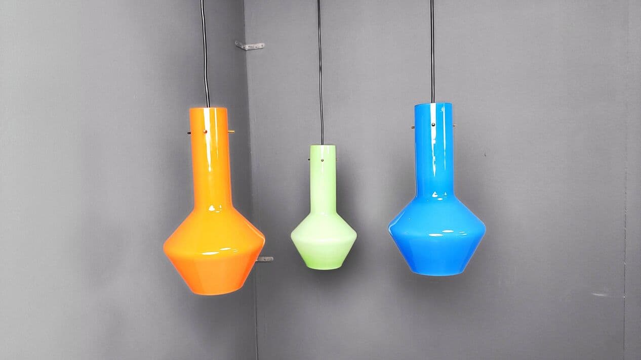 Chandelier, Murano, multicolour glass, Italy, 1960s. - 269142