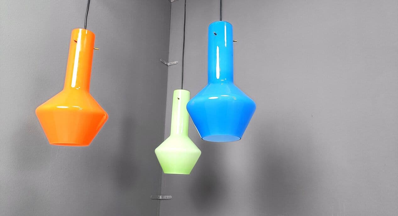 Chandelier, Murano, multicolour glass, Italy, 1960s. - 269143