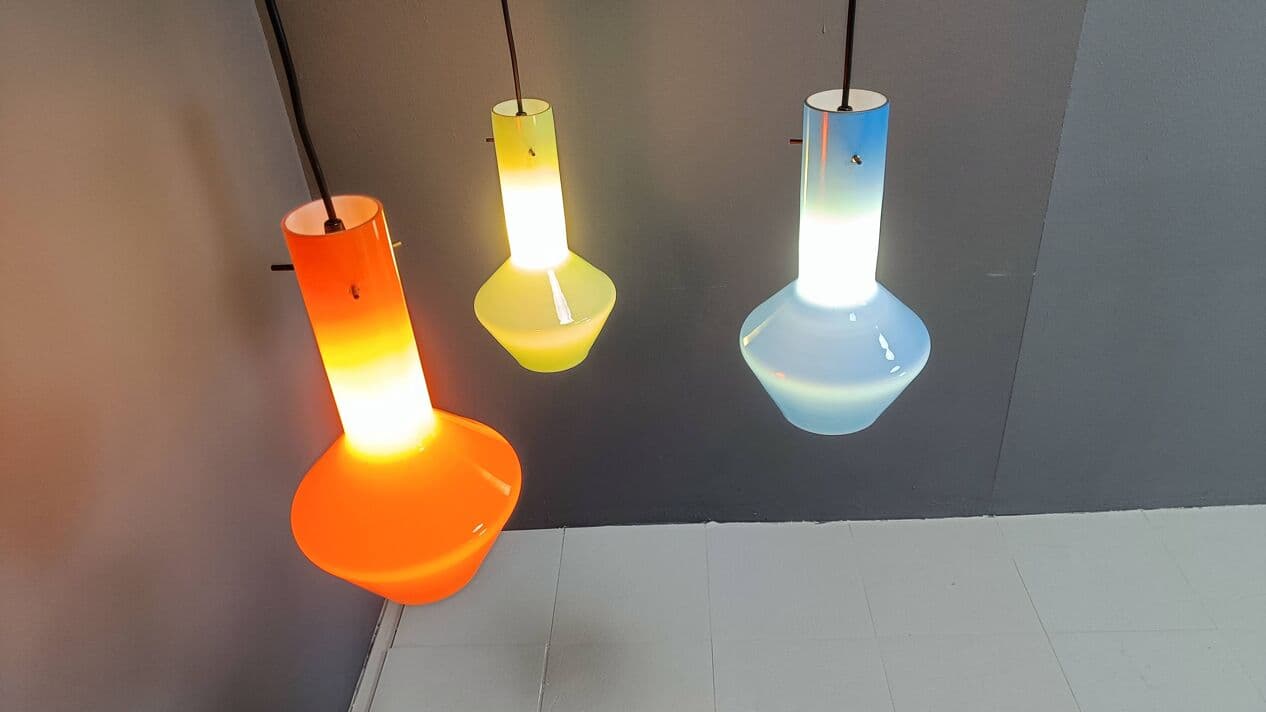 Chandelier, Murano, multicolour glass, Italy, 1960s. - 269137