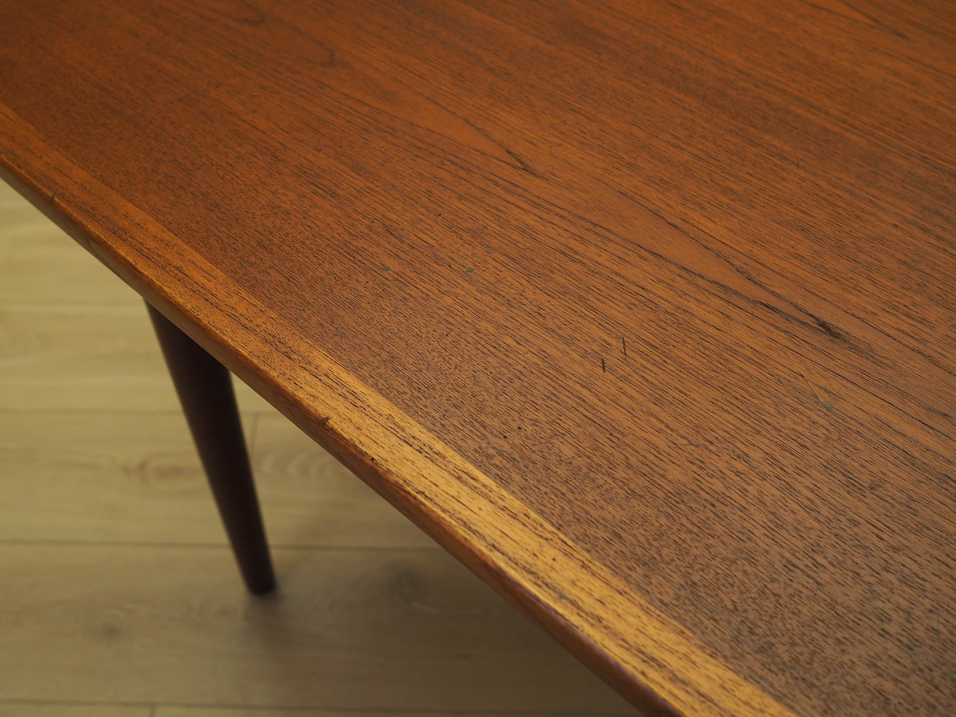 Stół 201, tek brązowy, proj. A. Vodder, Sibast, Dania, lata 60. - 261840