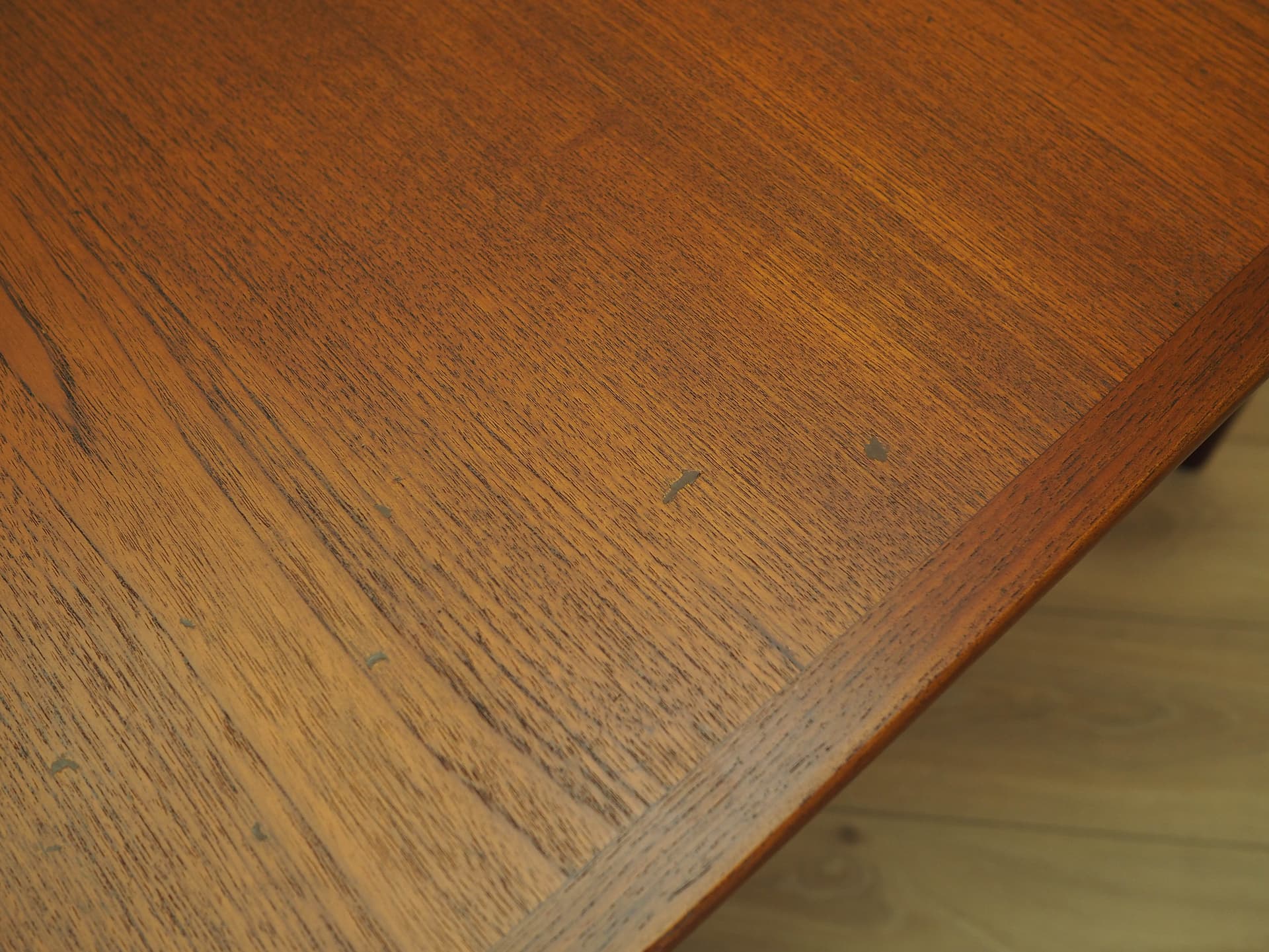 Stół 201, tek brązowy, proj. A. Vodder, Sibast, Dania, lata 60. - 261836