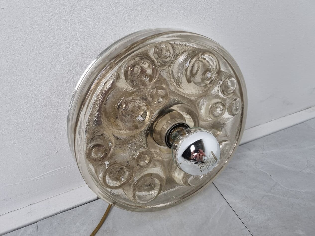 Lampa ścienna, szkło transparentne, Peill & Putzler, Niemcy, lata 70. - 268401