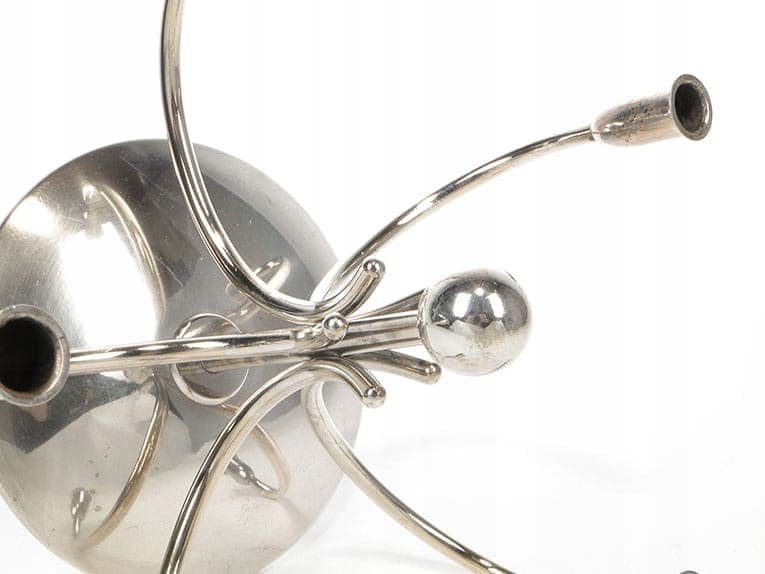 Five-armed candlestick New Look, silver, brass, Sweden, 1960s. - 261860