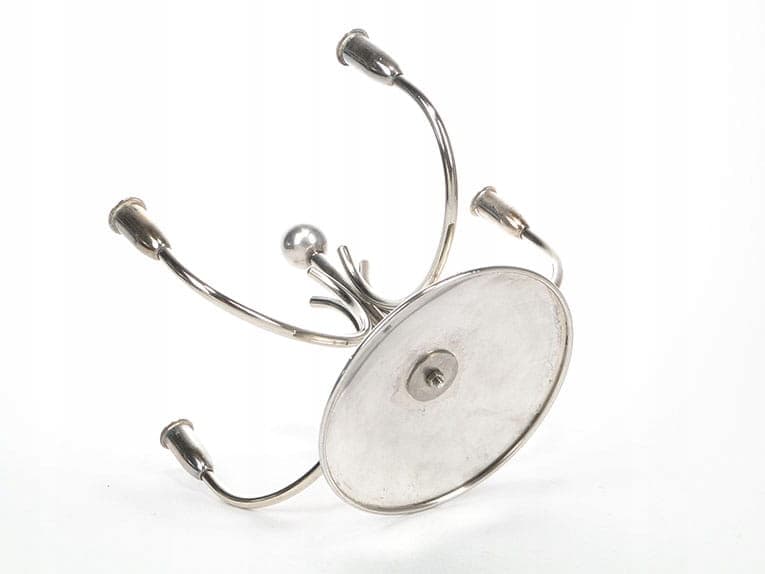 Five-armed candlestick New Look, silver, brass, Sweden, 1960s. - 261861