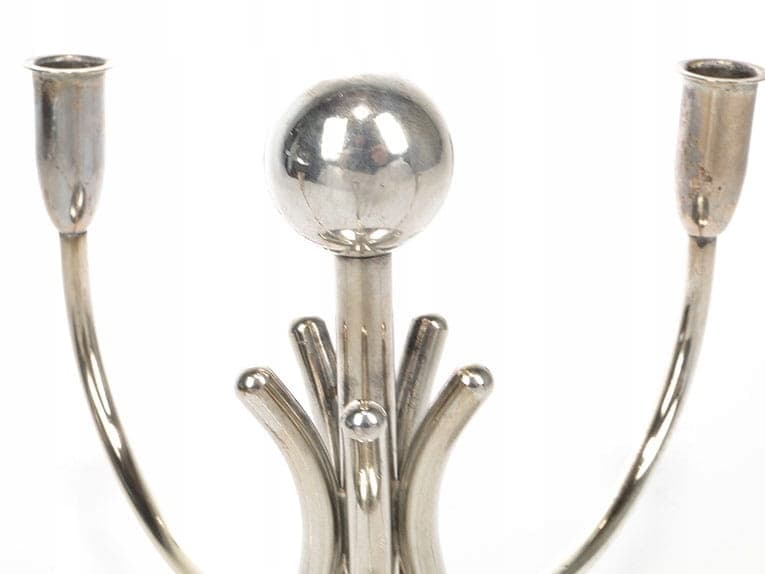 Five-armed candlestick New Look, silver, brass, Sweden, 1960s. - 261866