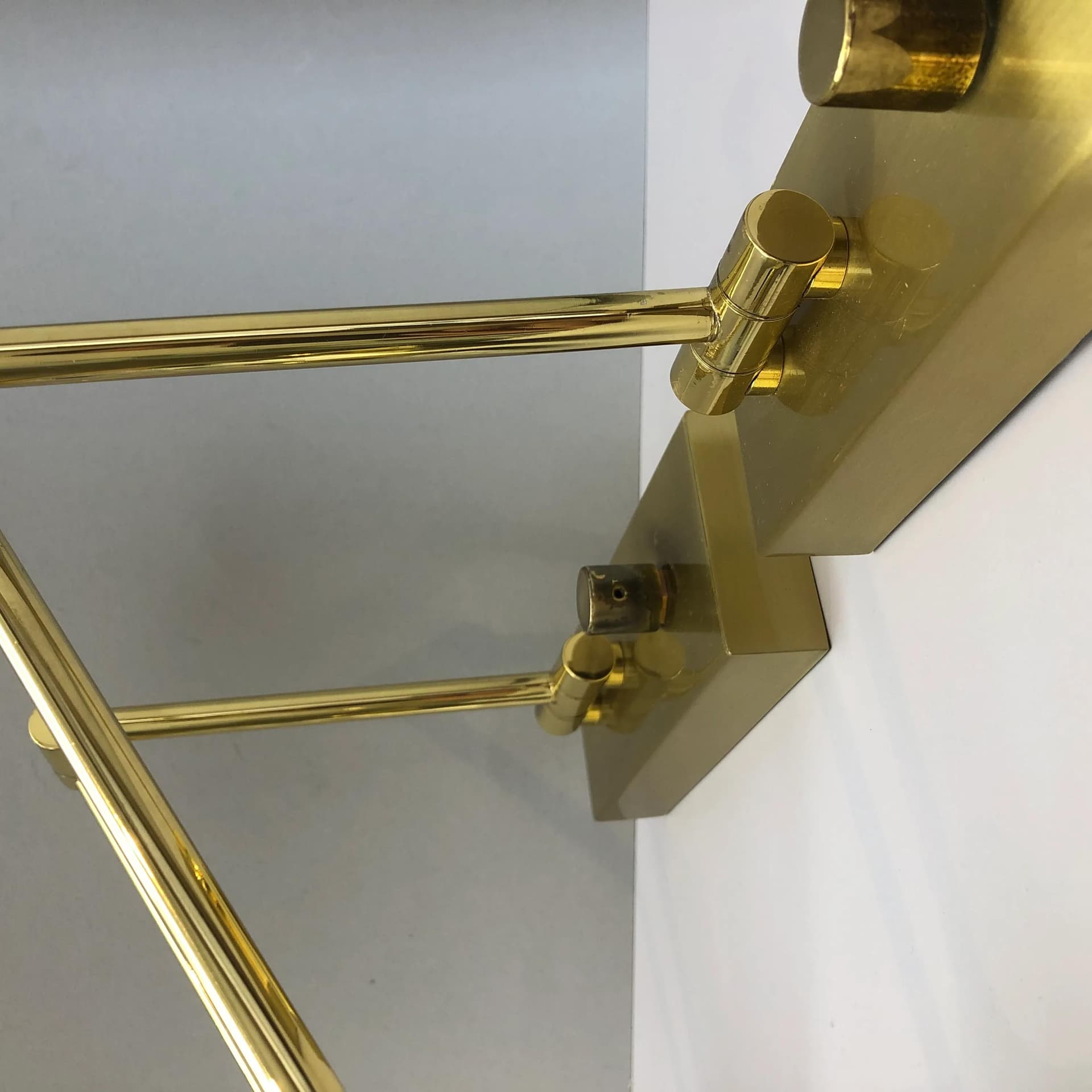 Brass Modernist Wall Sconces, Germany, 1990s - 19368