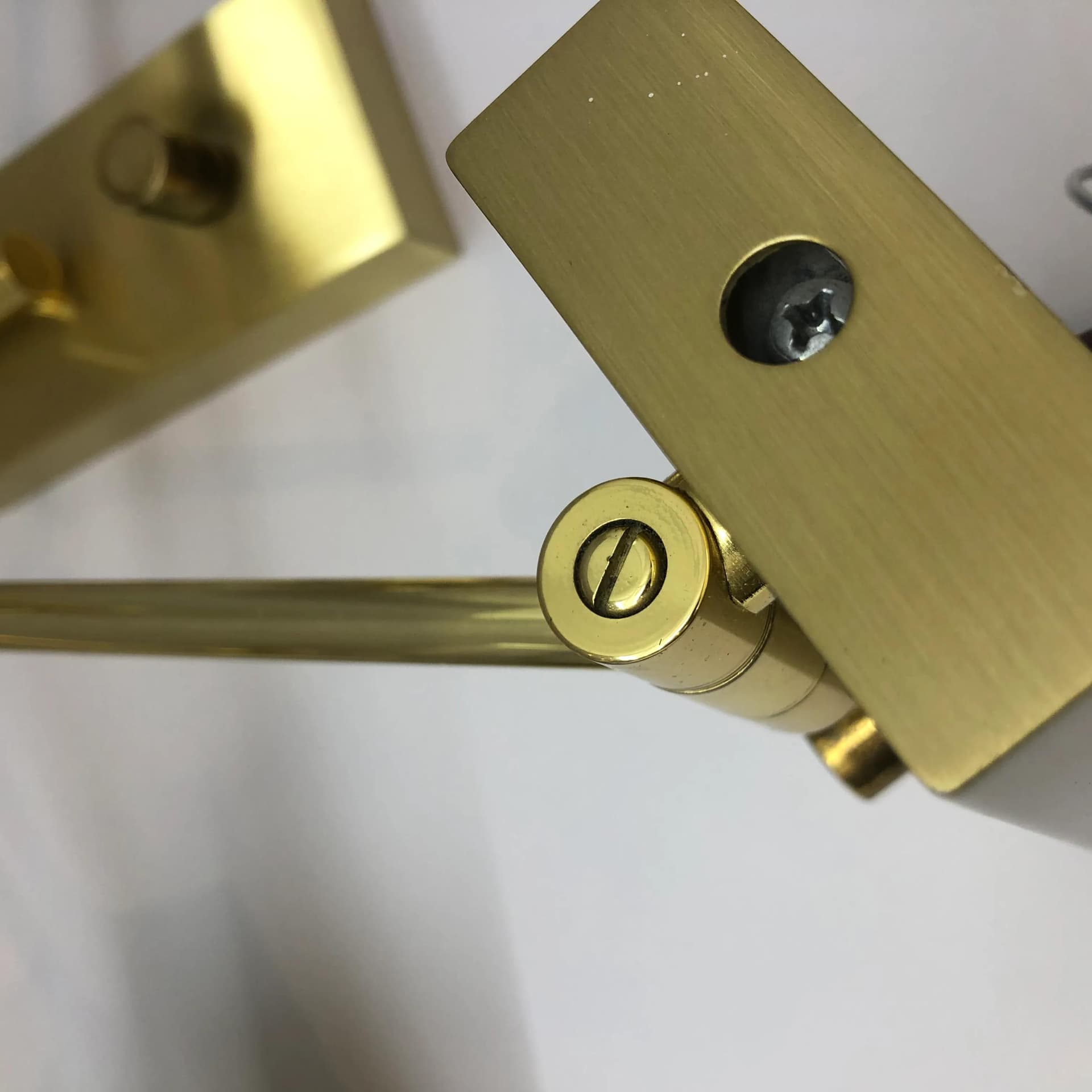 Brass Modernist Wall Sconces, Germany, 1990s - 19363