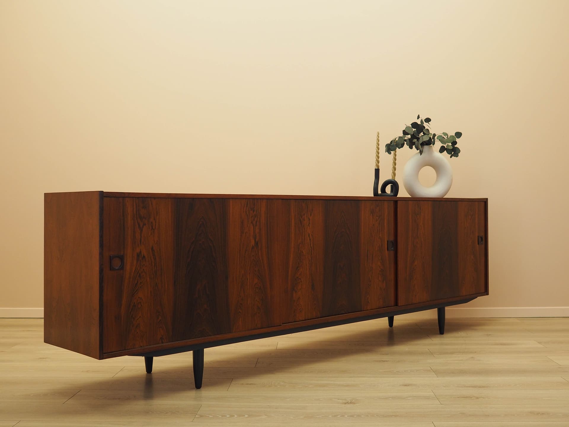 Sideboard, palisander brązowy, Farsø Møbelfabrik, Dania, lata 60. - 261904