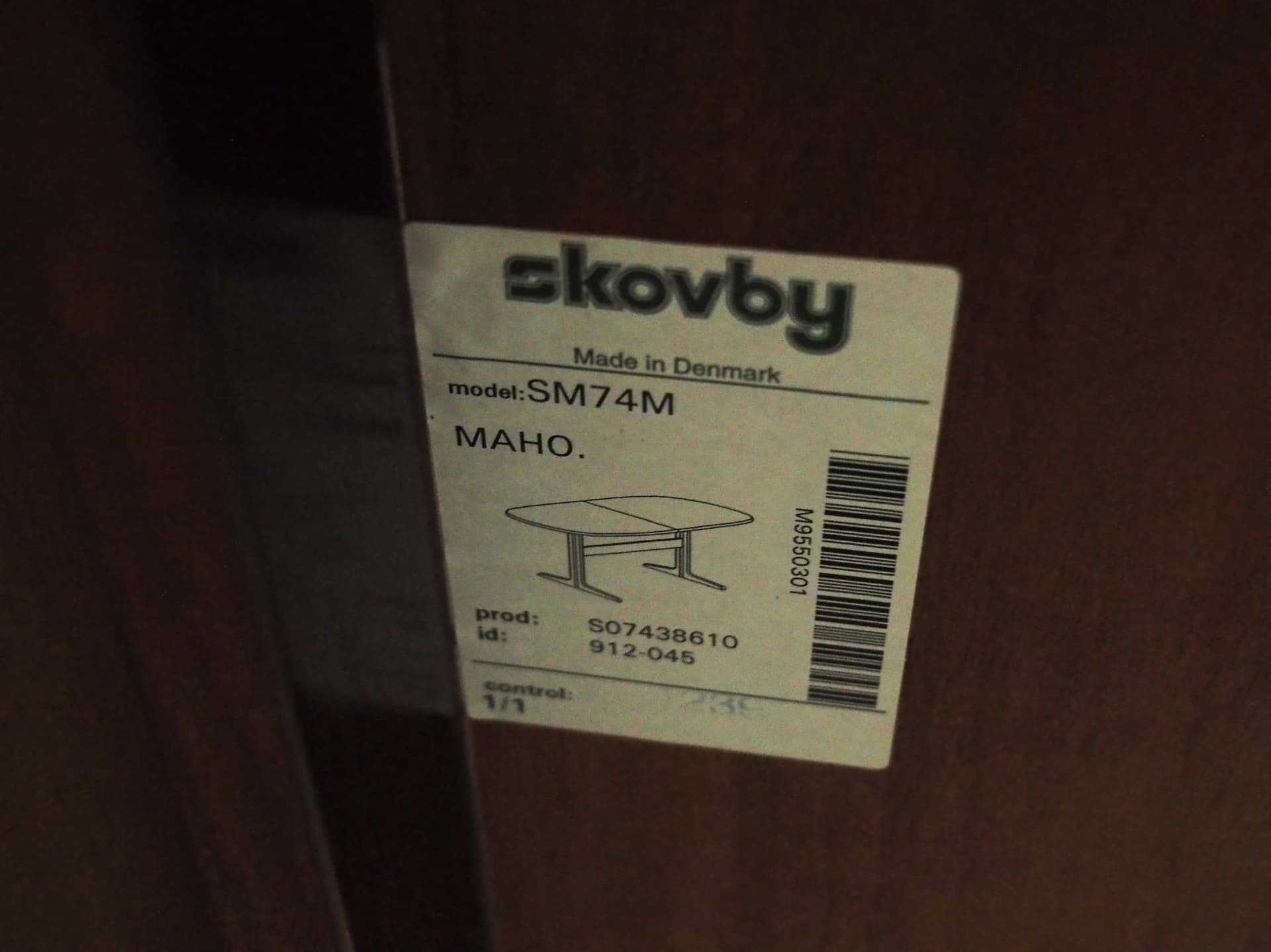 Stół, mahoń, Skovby Møbelfabrik, Dania, lata 90. - 76902