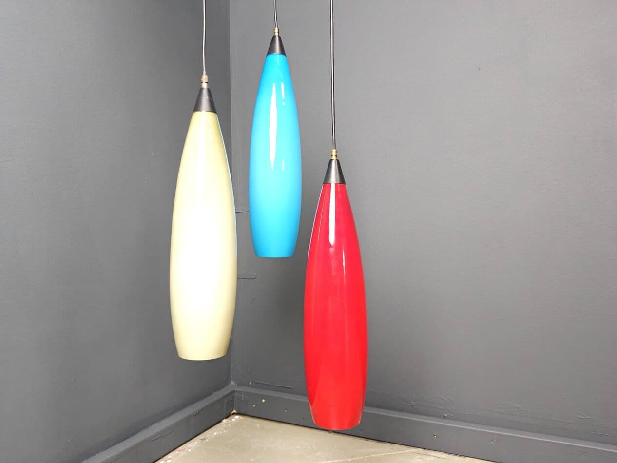 Żyrandol, multikolor, szkło, Vistosi, Włochy, lata 70. - 267578