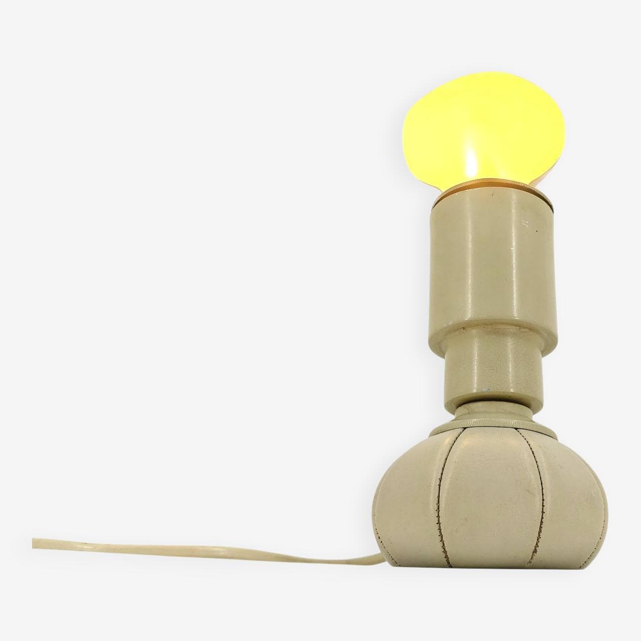 Lampa stołowa, biała, metal, proj. G. Sarfatti, Arteluce, Włochy, lata 60. - 267484