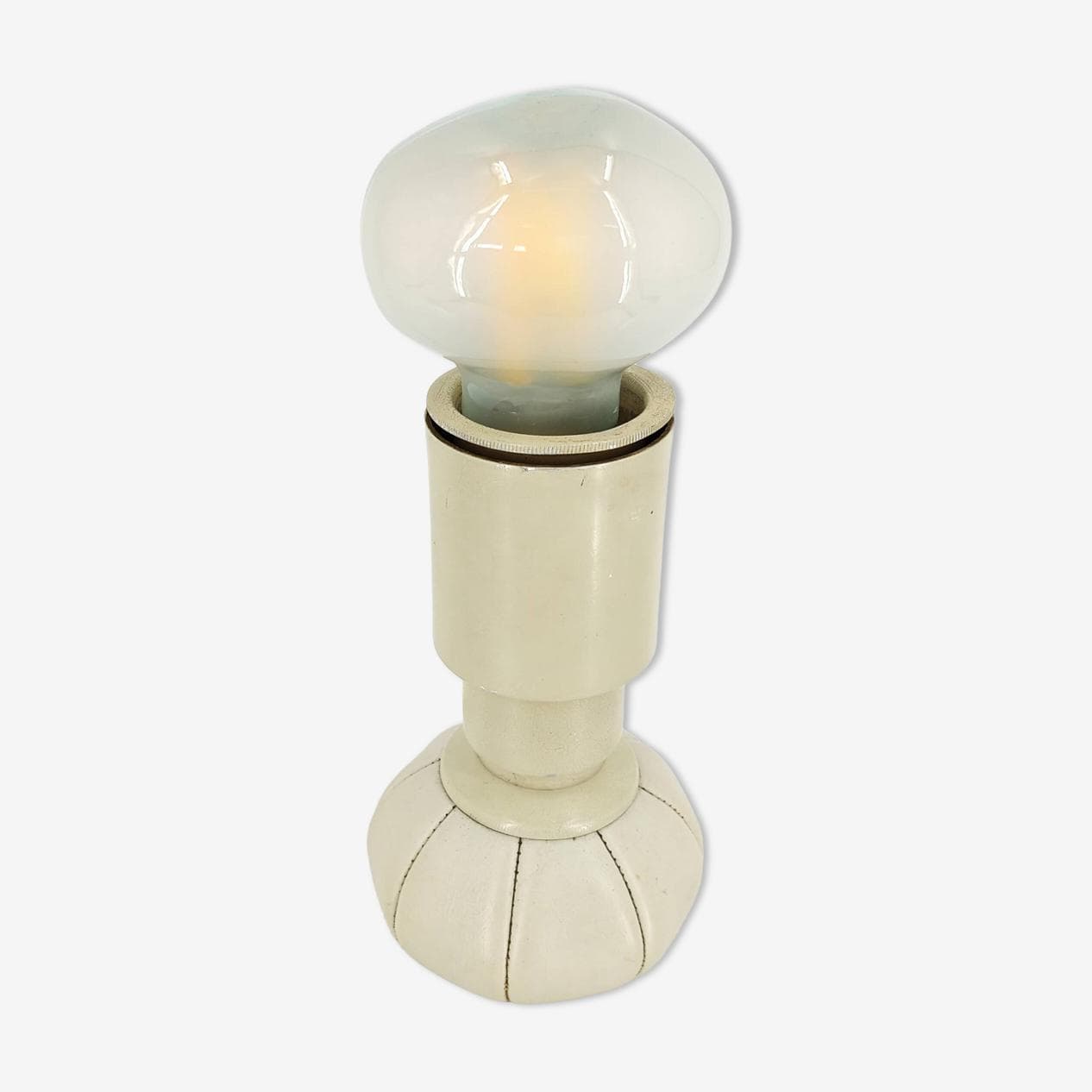 Lampa stołowa, biała, metal, proj. G. Sarfatti, Arteluce, Włochy, lata 60. - 267477