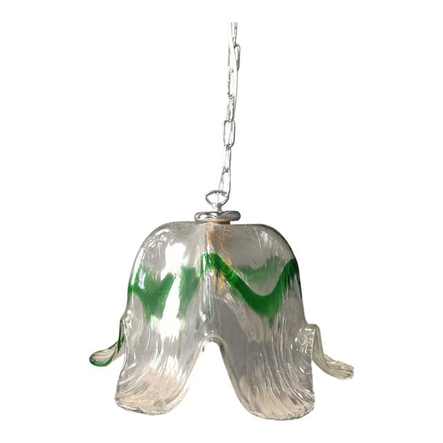 Lampa wisząca, Murano, szkło multikolor, Mazzega, Włochy, lata 60. - WYMIARY