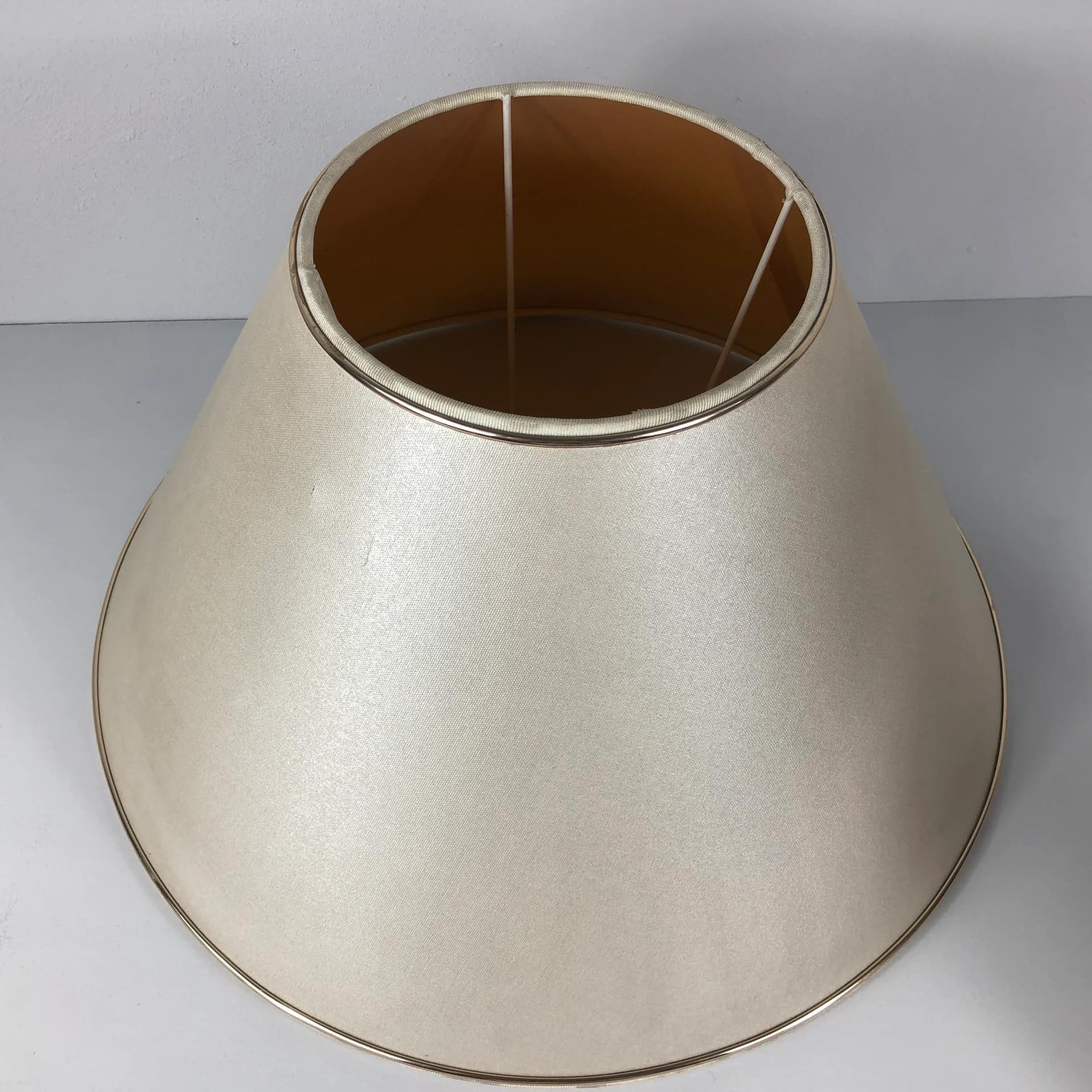 Lampa stołowa, brązowy ciemny, porcelana, Niemcy, lata 70. - 19553