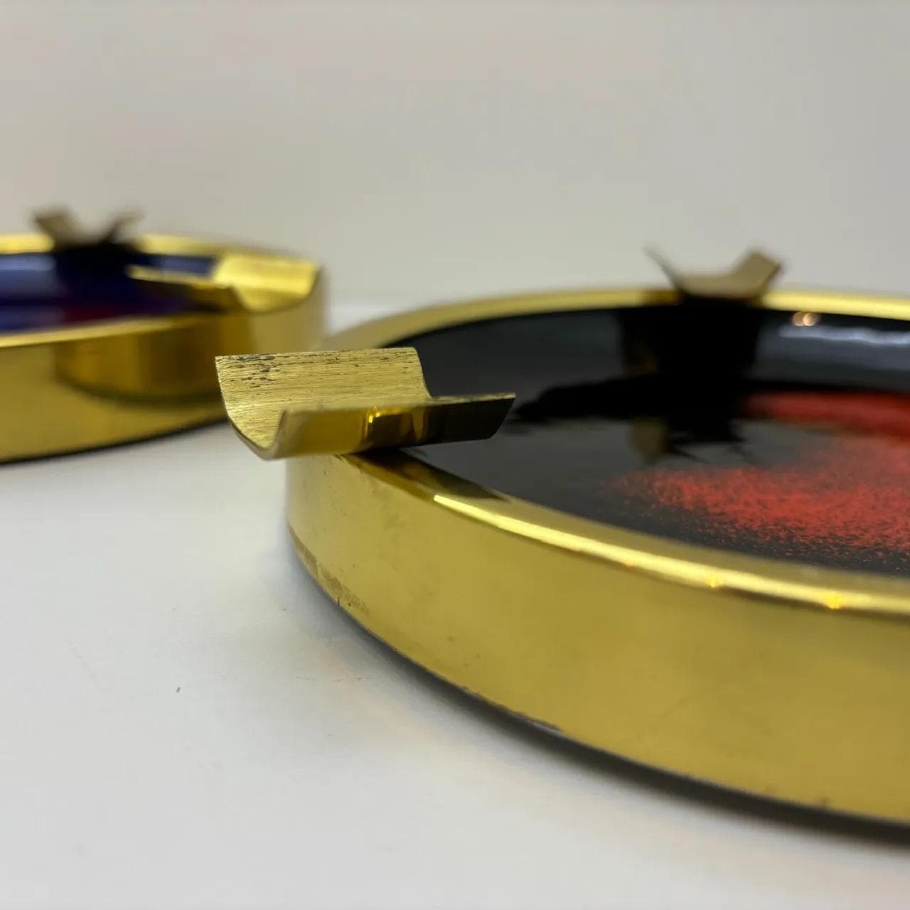 Popielnica, multicolor, mosiądz, Niemcy, lata 70. - 19540