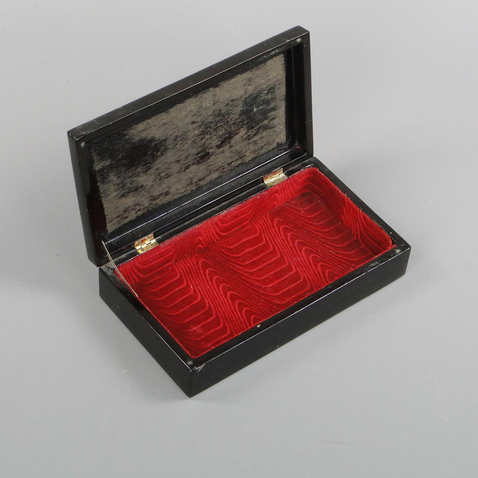 Jewelry Box, black lacquer, wood, China, 1950s - 19612