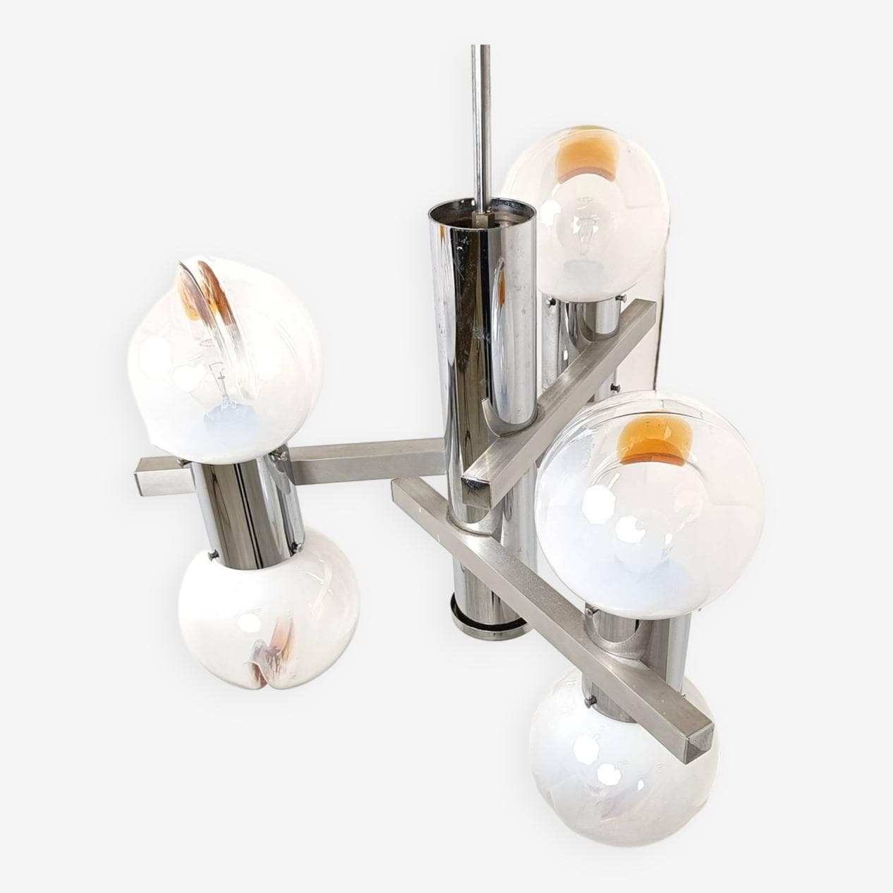 Żyrandol Mazzega, multikolor, szkło Murano, Mazzega, Włochy, lata 60. - 266577