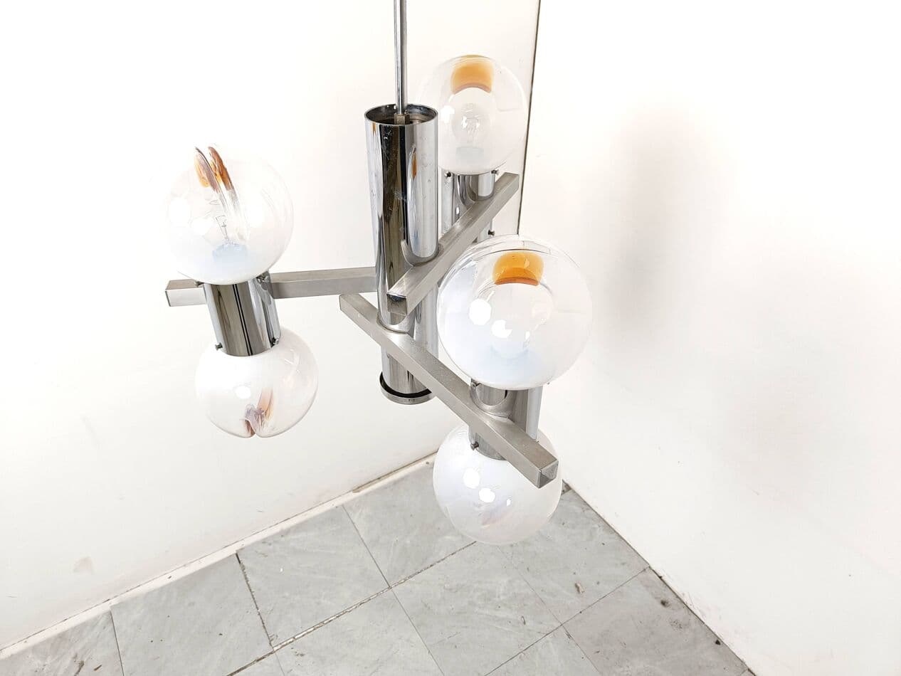 Żyrandol Mazzega, multikolor, szkło Murano, Mazzega, Włochy, lata 60. - 266575