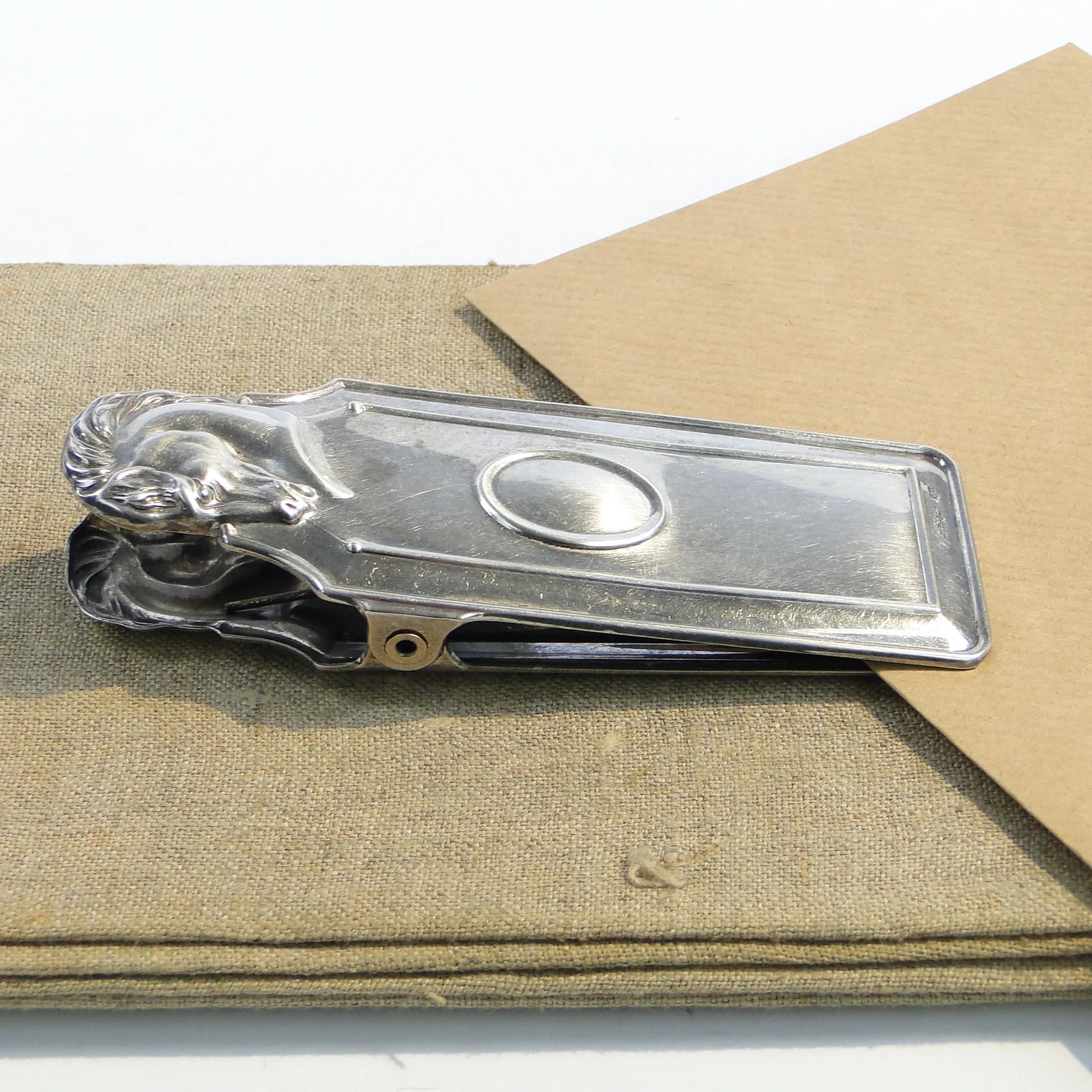 Document clip, silver, Werto Duran, Italy, 1980s - 19600