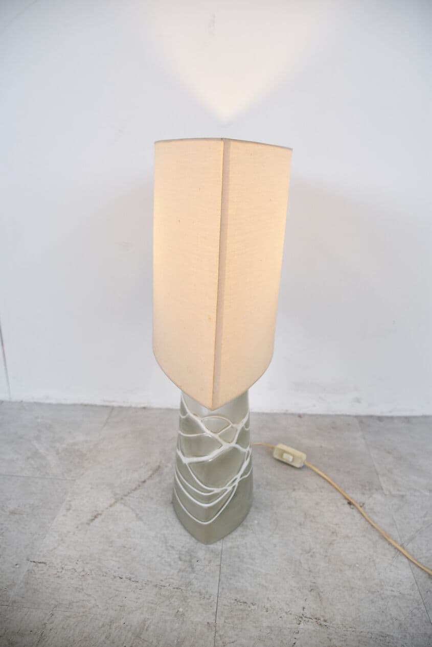 Lampa stołowa, biały, szkło, Peill & Putzler, Niemcy, lata 60. - 265899