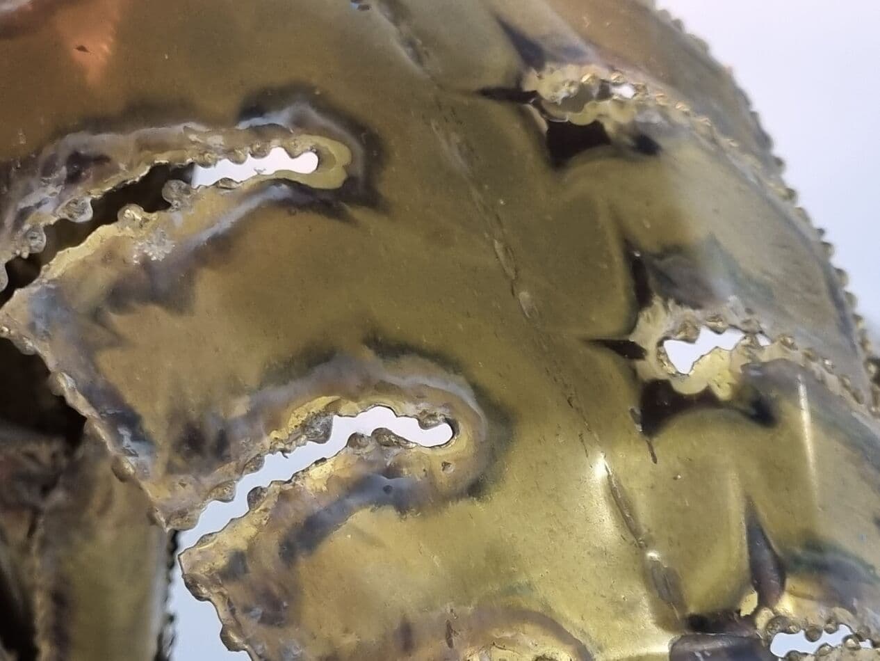 Lampa stołowa Palm, złoty, mosiądz, Francja, lata 70. - 265568