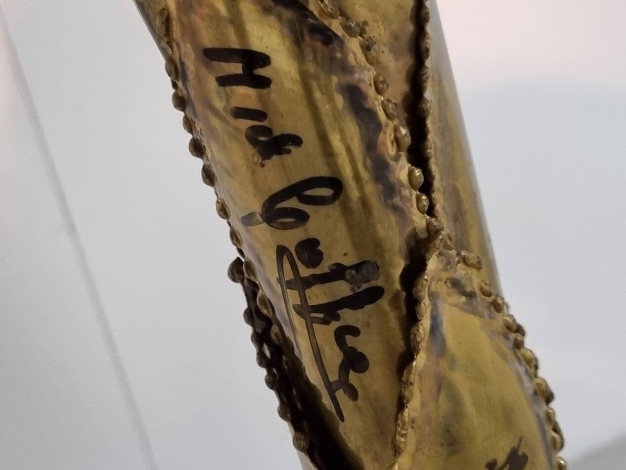 Lampa stołowa Palm, mosiądz złoty, Maison Jansen, Francja, lata 70. - 265324