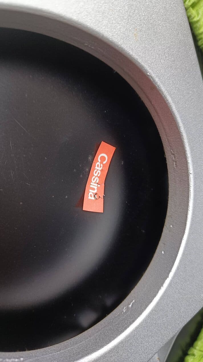 Zestaw sześciu krzeseł Revers, zielona bawełna, buk jasny, metal szary, proj. A. Branzi, Cassina, Włochy, lata 90. - 265089