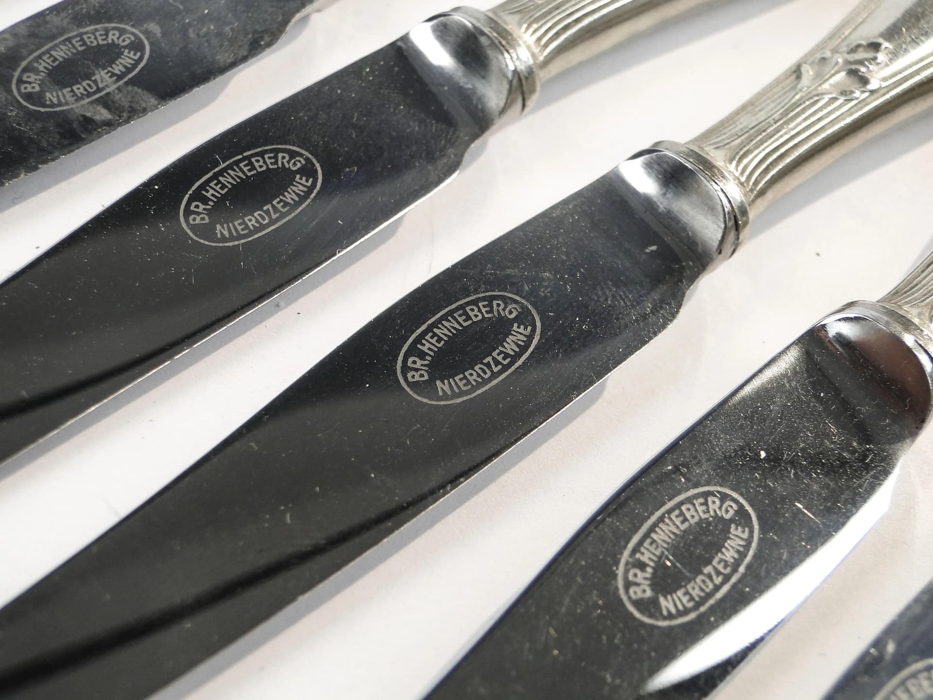 Silver-Plated Art Deco Fruit Knives, Bracia Henneberg, Poland, 1930s - 19778