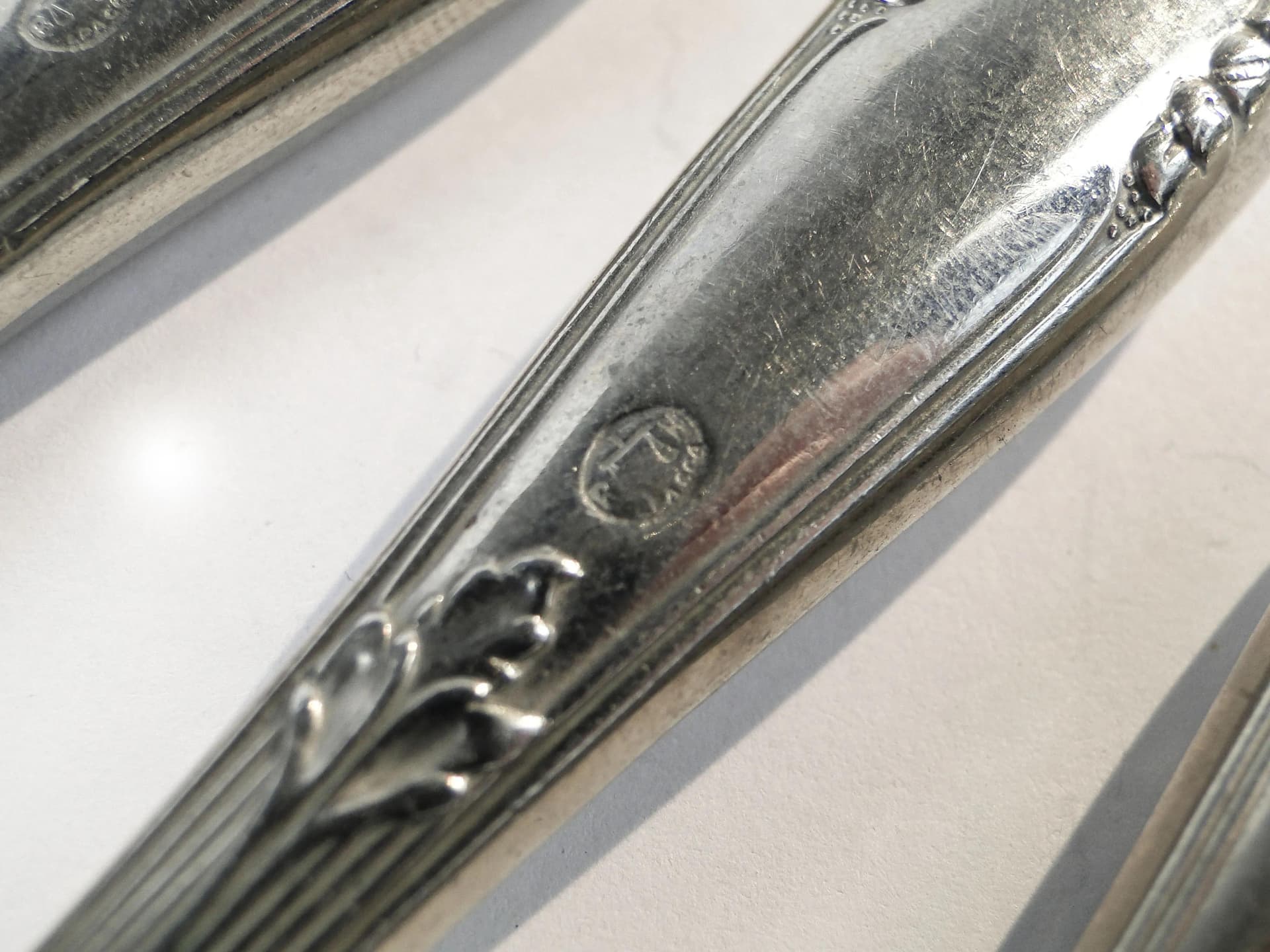 Silver-Plated Art Deco Fruit Knives, Bracia Henneberg, Poland, 1930s - 19776