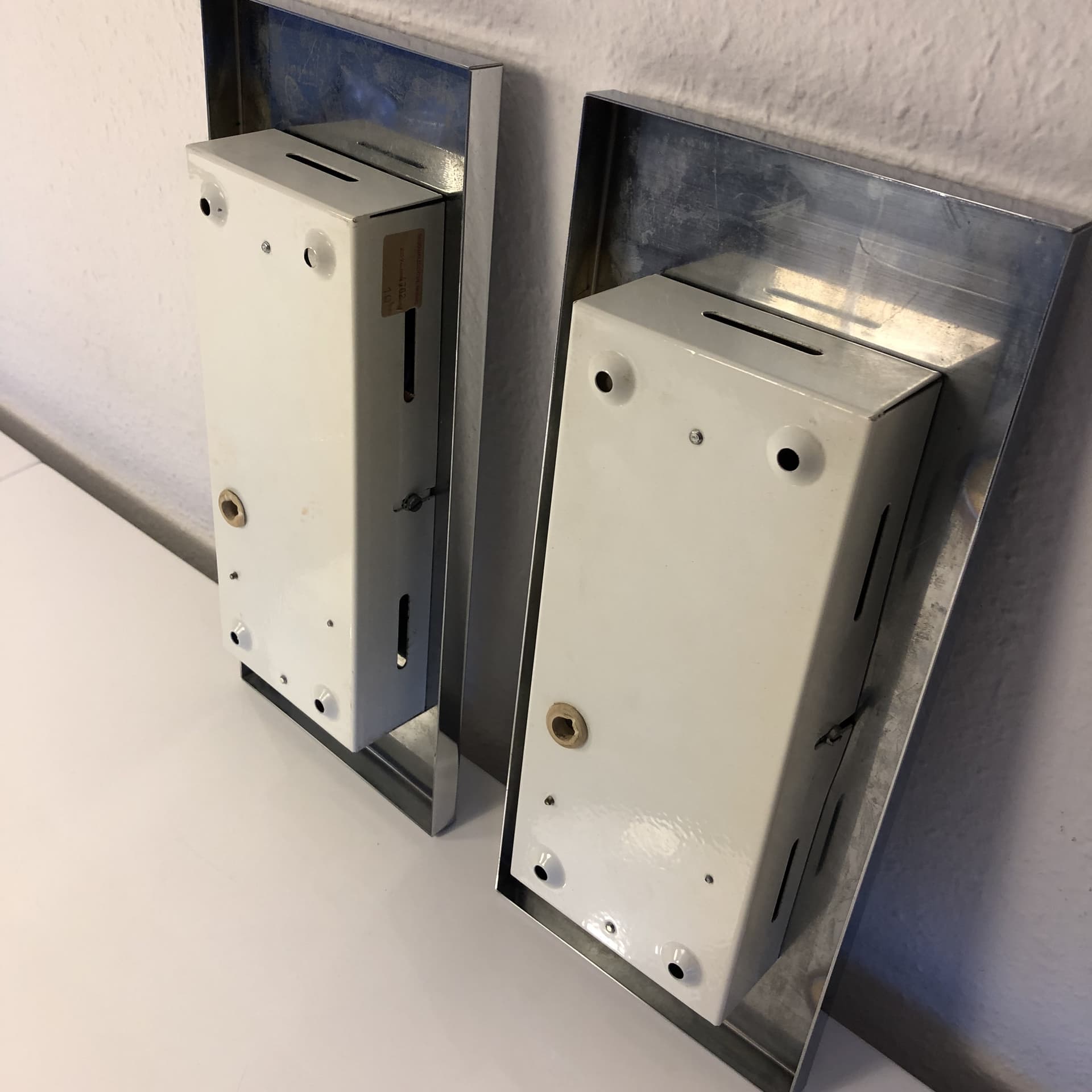 Chromowane kinkiety ścienne, Bankamp Leuchten, Niemcy, lata 80. - 19911