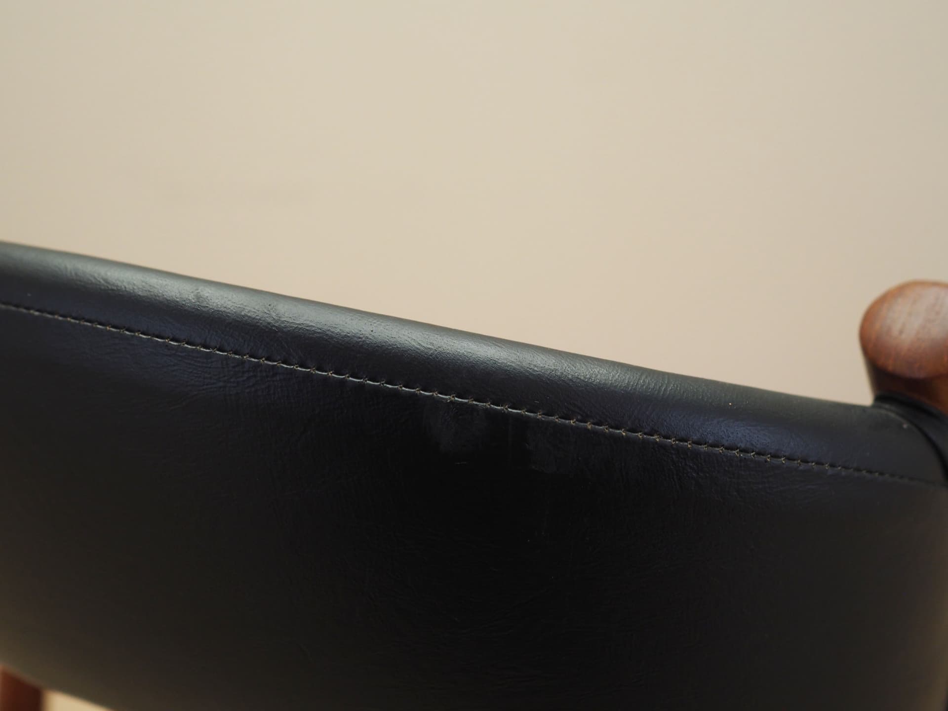 Krzesło, teak czarny, Dania, lata 70. - 75935