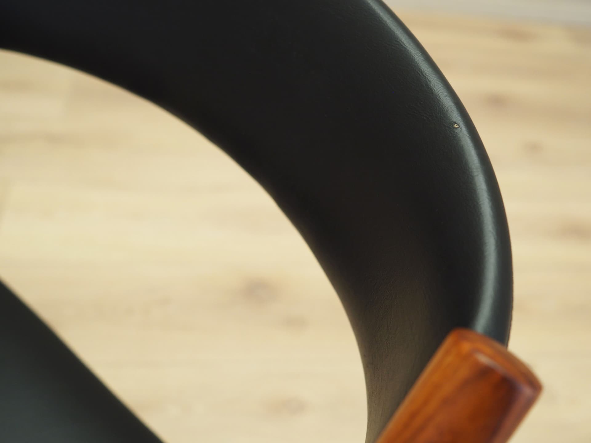 Krzesło, teak czarny, Dania, lata 70. - 75934