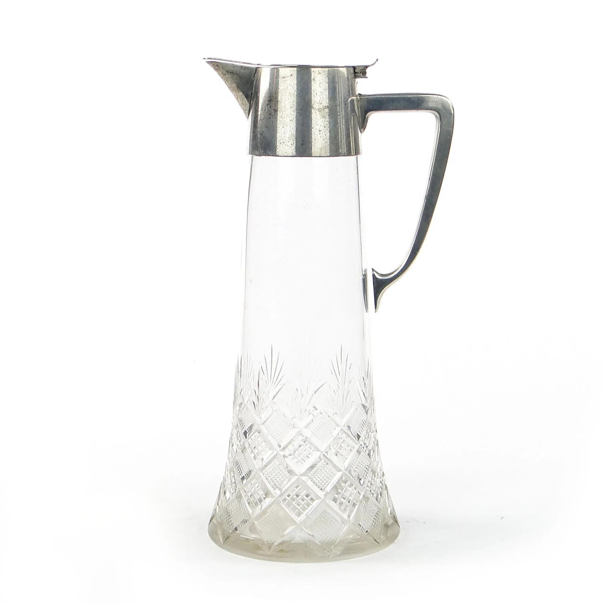 Wine Jug, Transparent Crystal, WMF, Germany, 19th c. - 19930