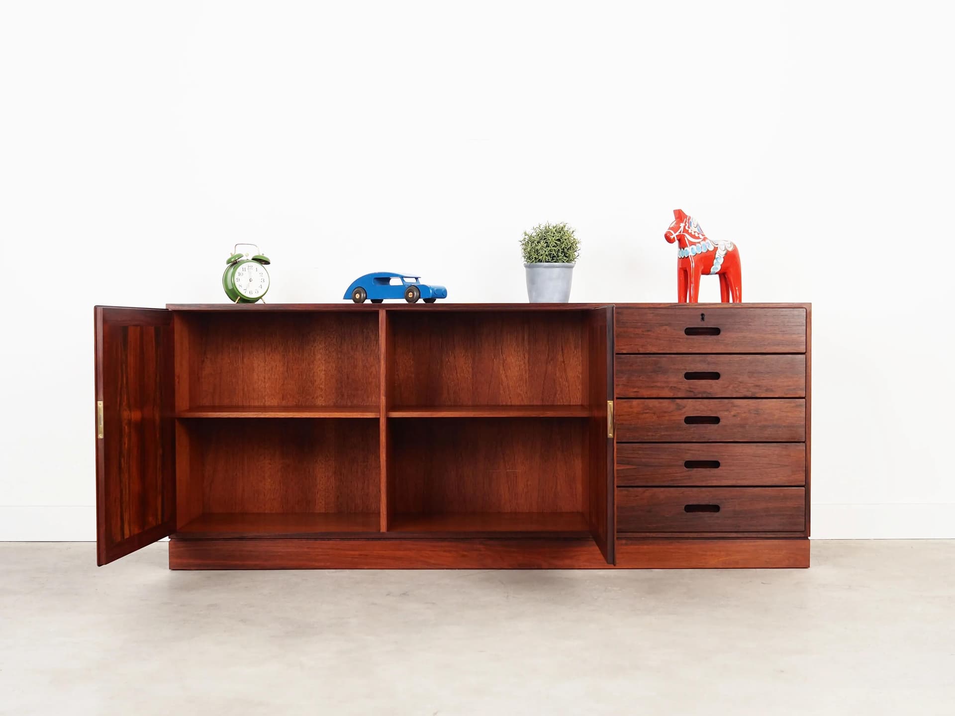 Komoda, palisander brązowy, proj. K. Winding, Dania, lata 70. - 19802