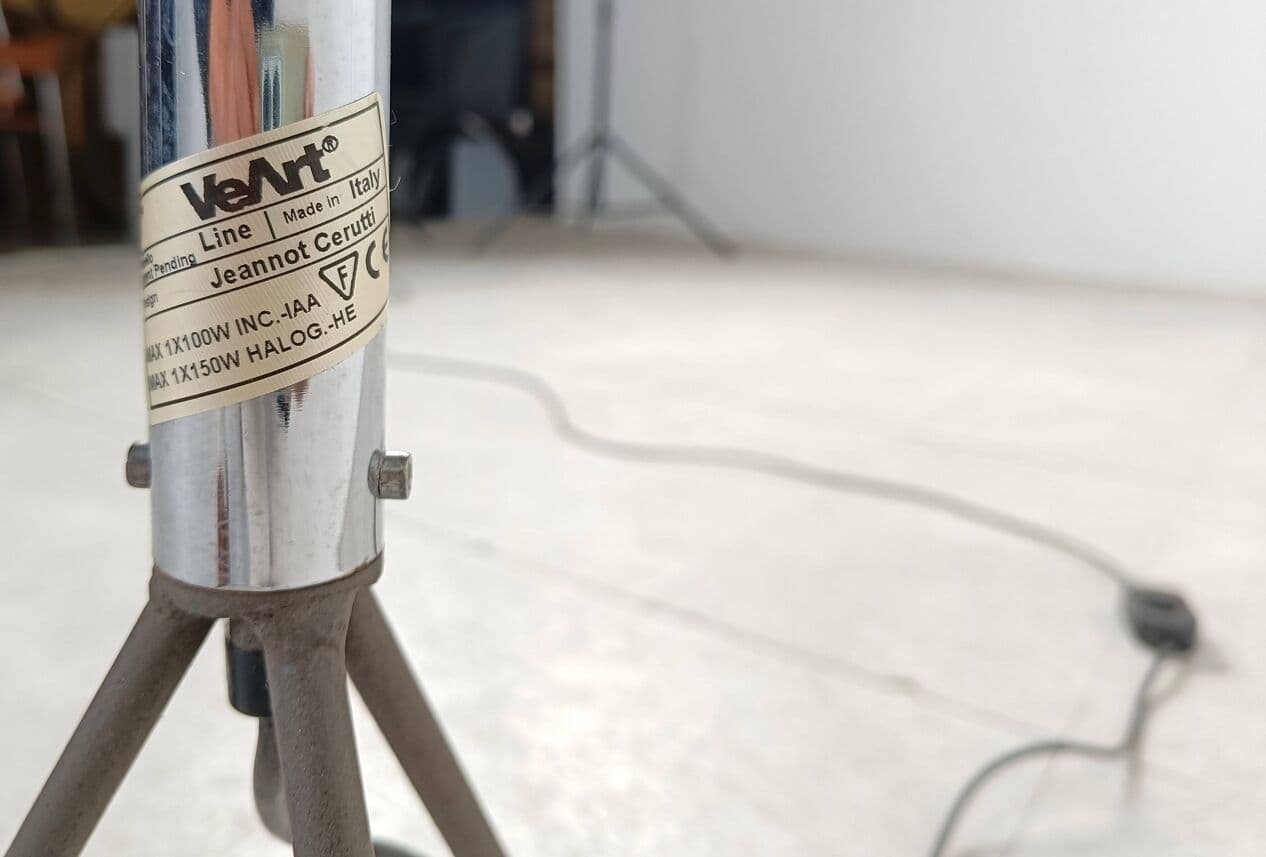 Floor lamp, Postmodern, Murano glass silver, Italy, 1990s. - 263698