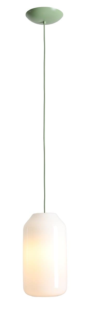 Lampa wisząca Flask M Sage zielona, proj. M. Nicer, Artera