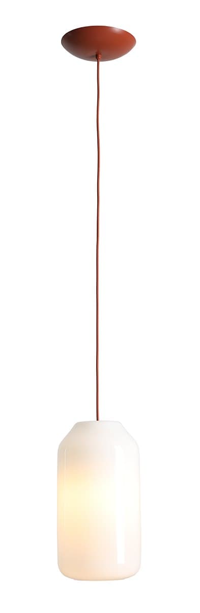 Pendant lamp Flask Terra M white, design M. Nicer, Artera