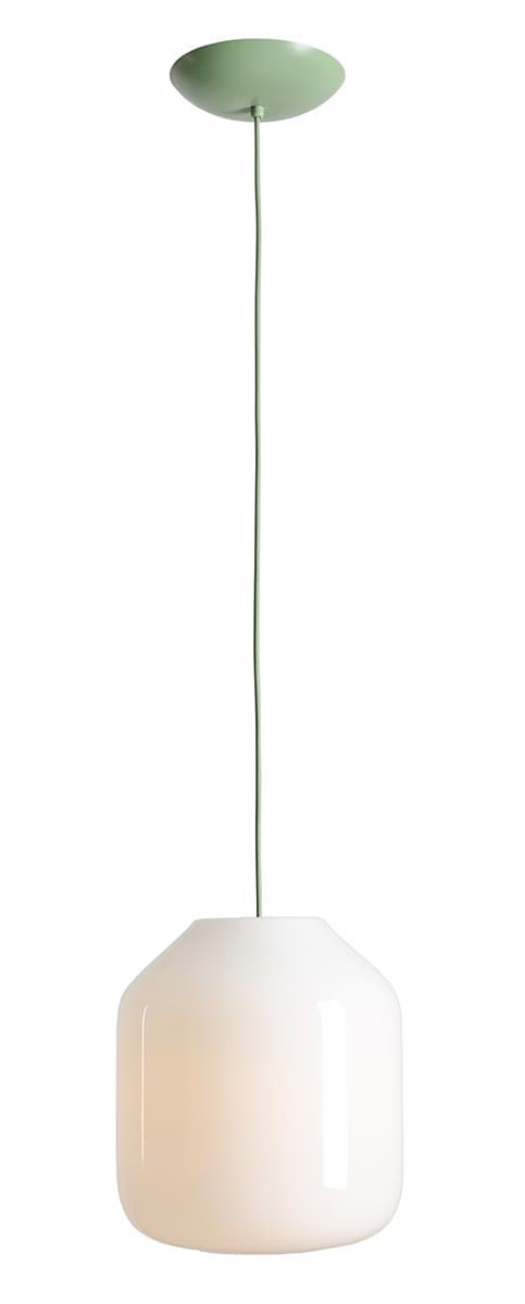 Lampa wisząca Flask L Sage zielona, proj. M. Nicer, Artera