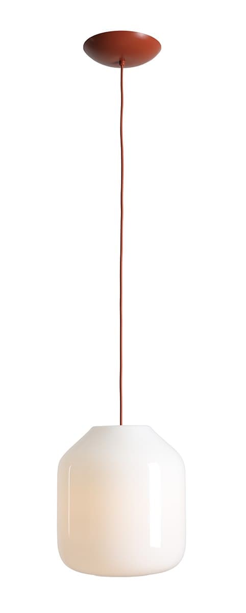 Pendant lamp Flask Terra L white, design M. Nicer, Artera - DIMENSION