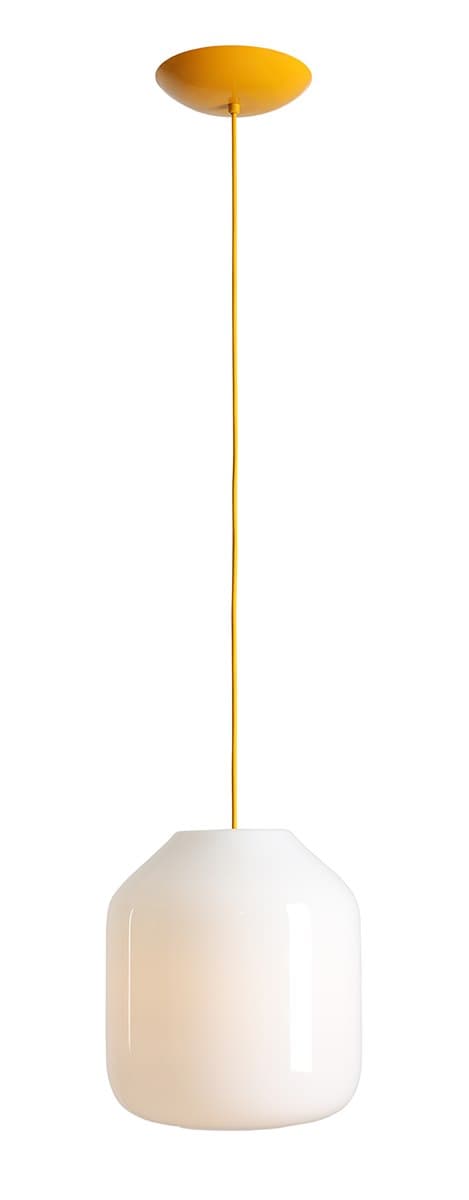 Pendant lamp Flask Mimosa L white, design: M. Nicer, Artera
