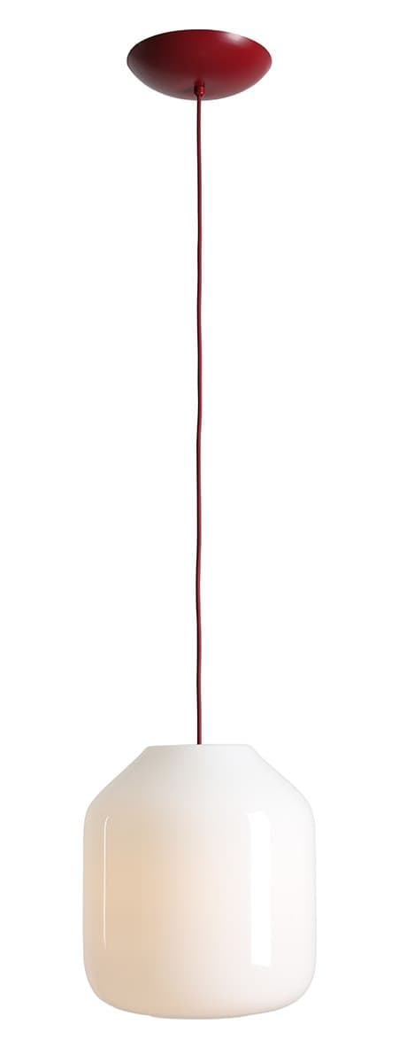 Pendant lamp Flask Cherry L white, design: M. Nicer, Artera