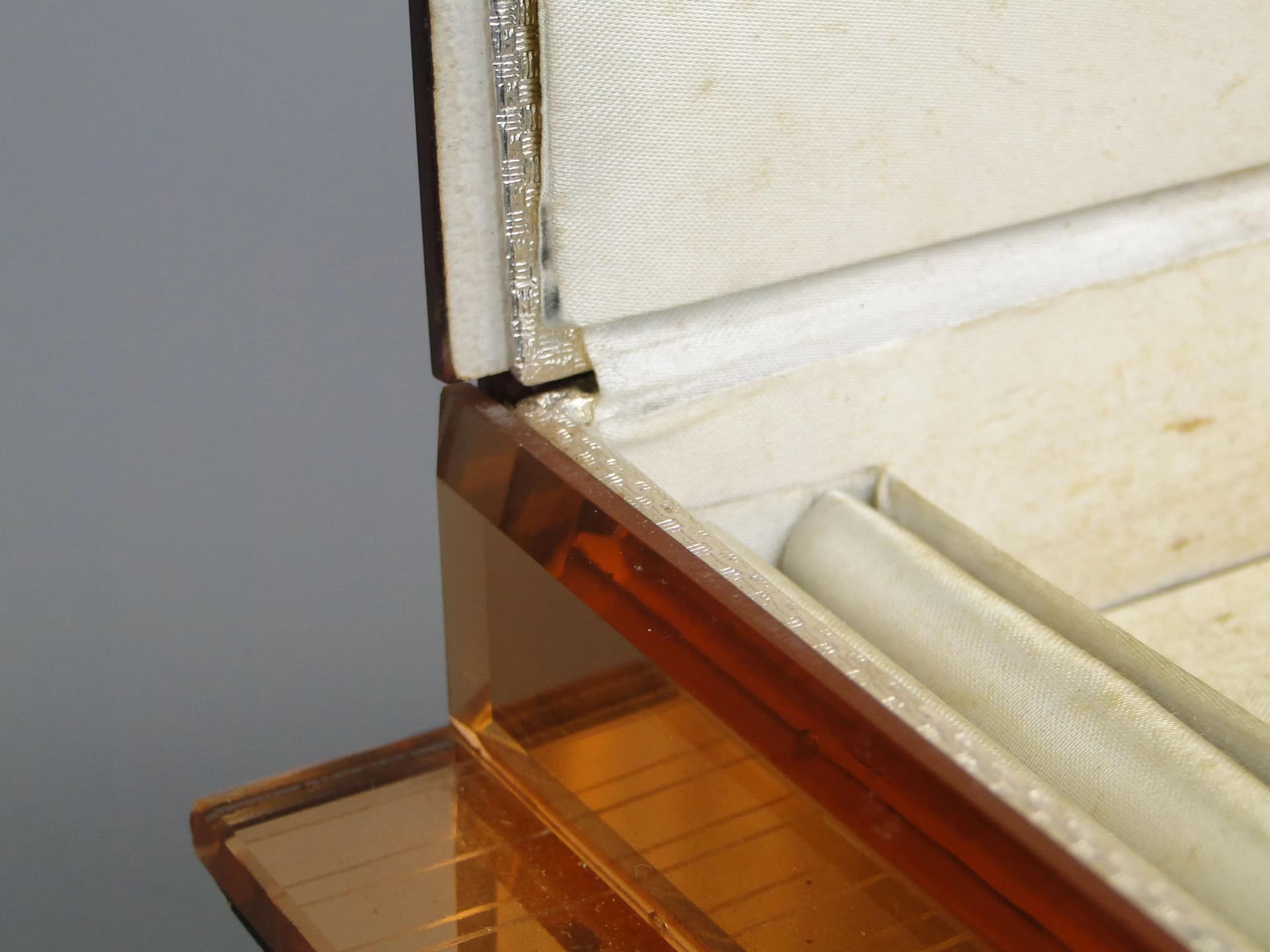 Jewelry Box Grand Piano, copper crystal, France, 1950s - 20136