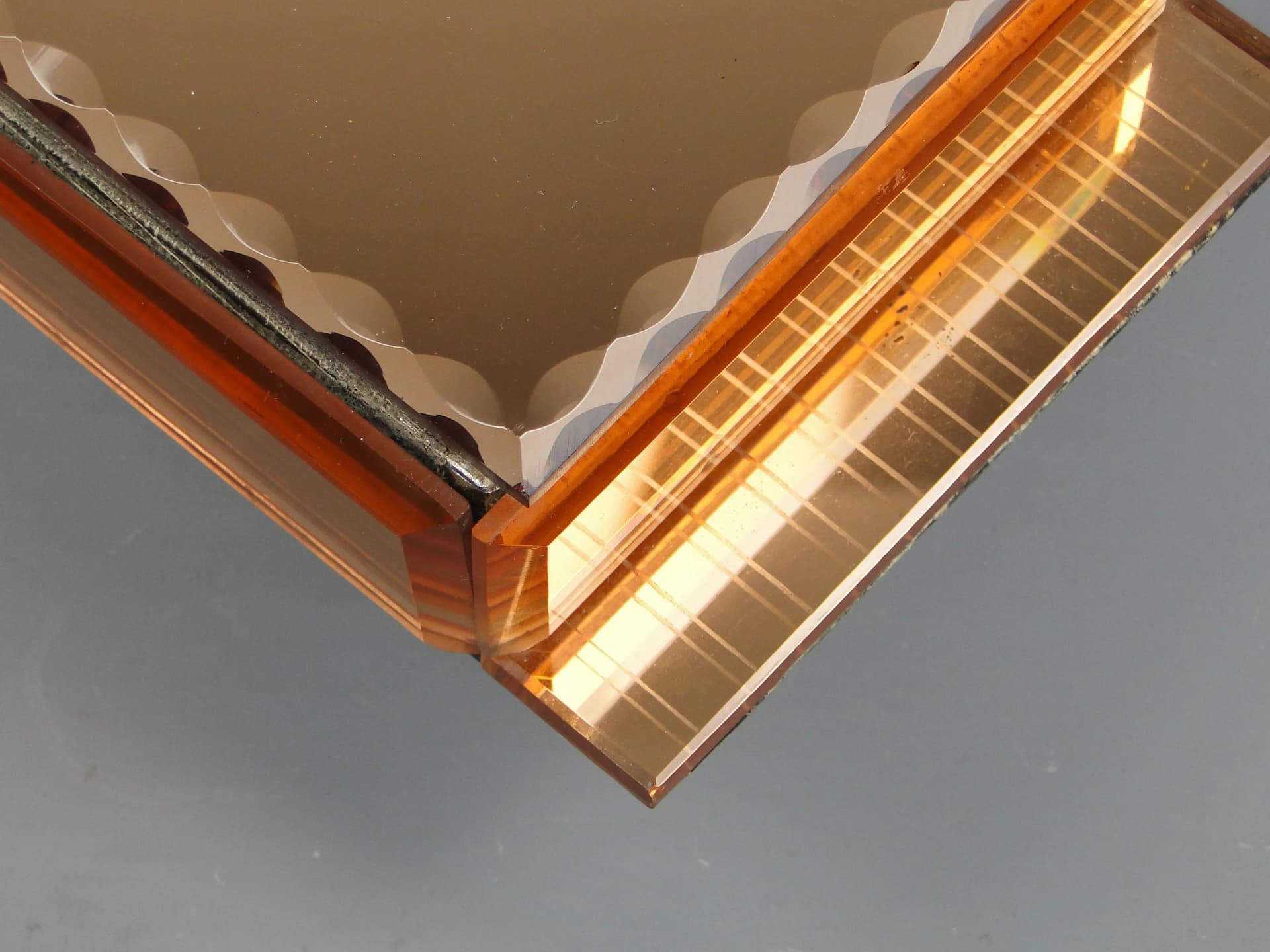 Jewelry Box Grand Piano, copper crystal, France, 1950s - 20132