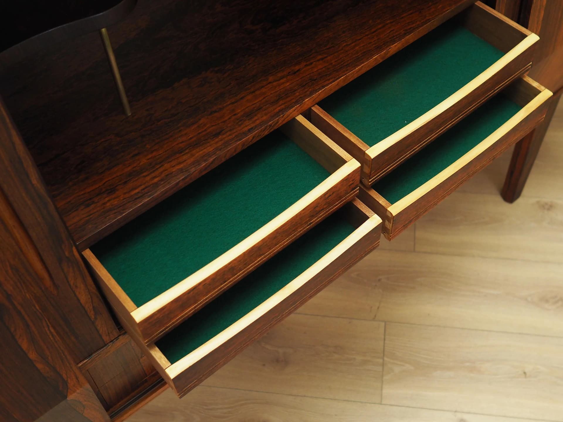 Highboard, palisander brązowy, Dania, lata 70. - 20196