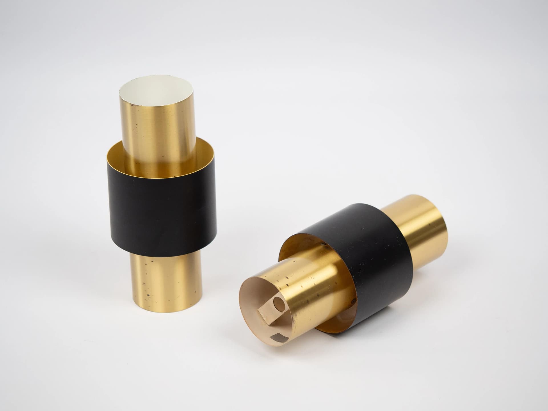 Czarno-złote lampy wiszące Etna, proj. J. Hammerborg dla Fog & Mørup, Dania, lata 60. - 20519