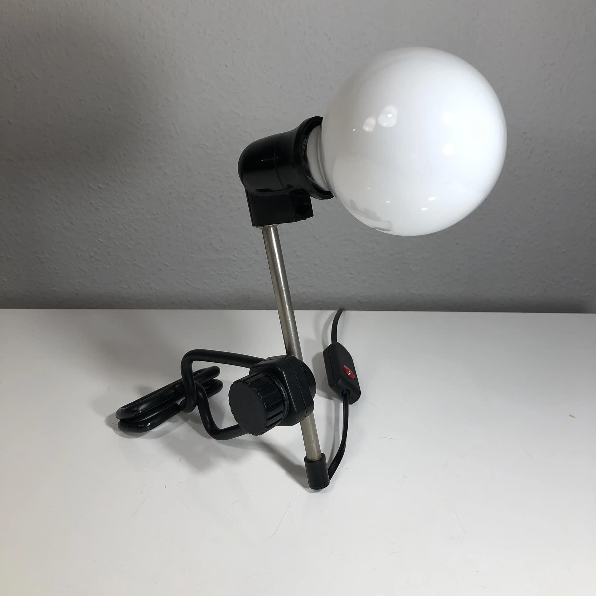 Kinkiet, bakelit czarny, Kaiser Leuchten, Niemcy, lata 70. - 20779