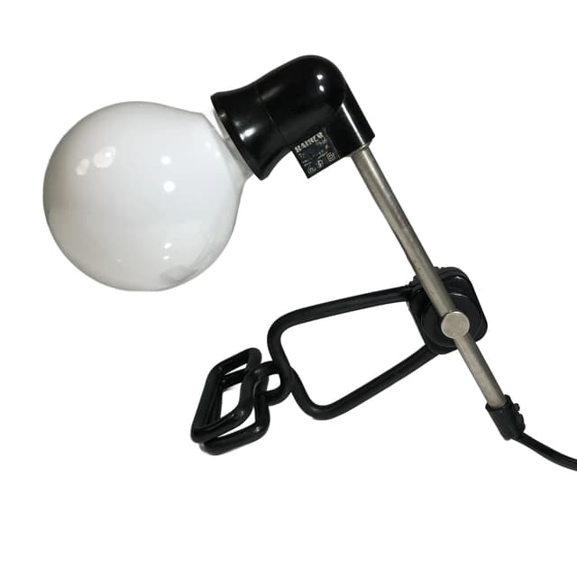 Kinkiet, bakelit czarny, Kaiser Leuchten, Niemcy, lata 70. - WYMIARY