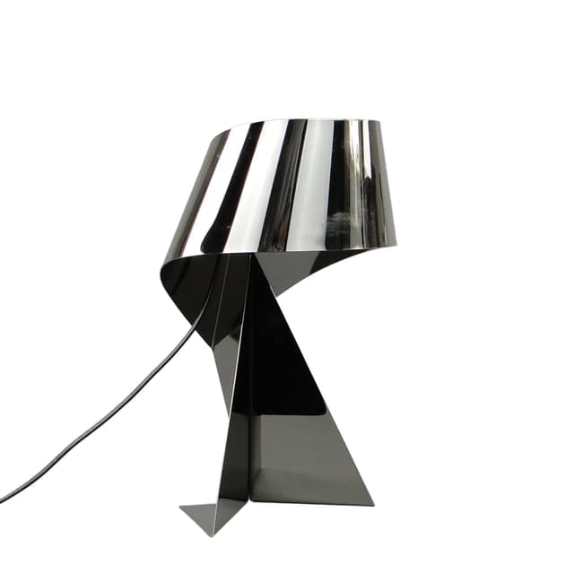Lampa stołowa Ribbon, stal chromowana srebrna, Habitat, Wielka Brytania, XXI w. - WYMIARY