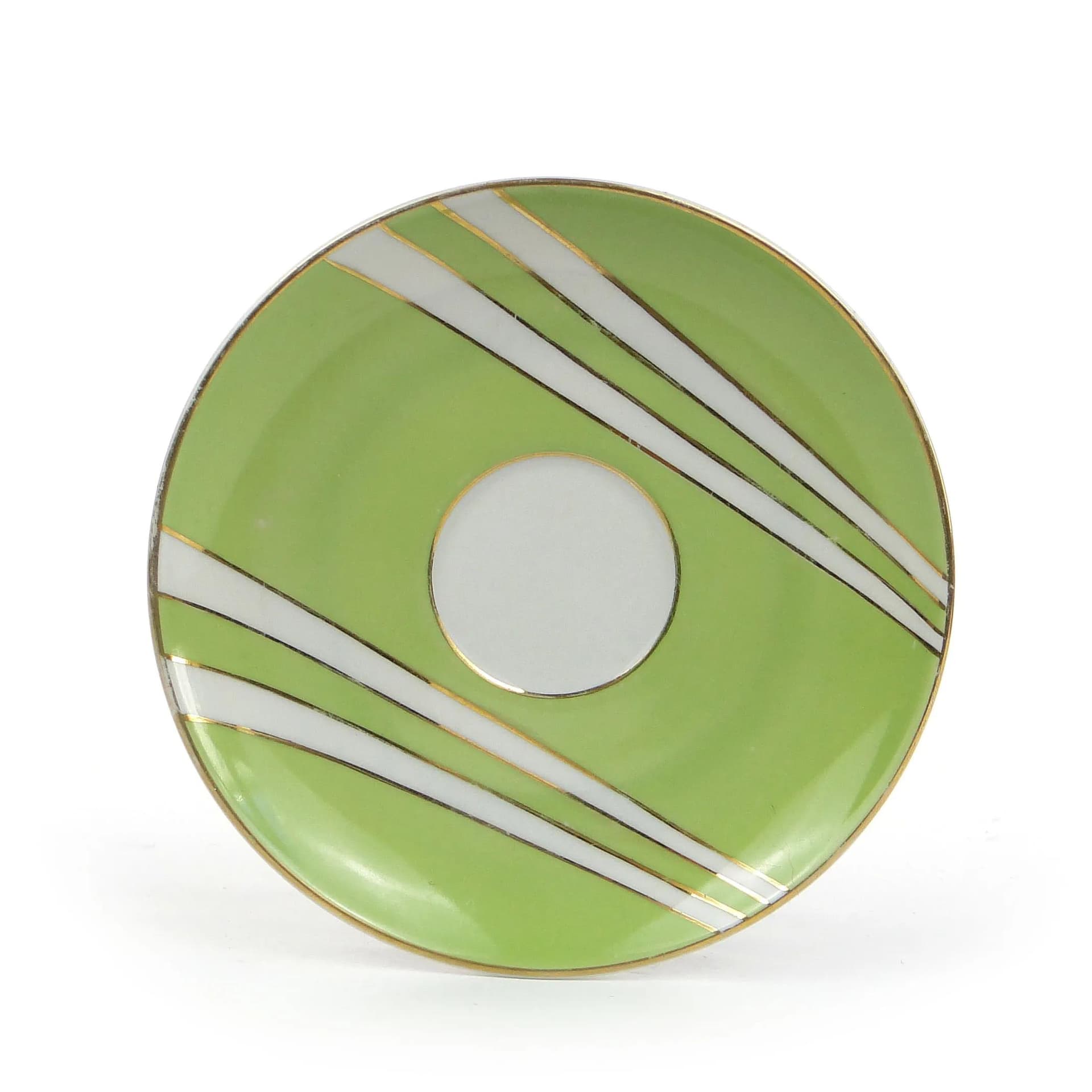 Porcelanowy spodek Krokus, proj. W. Potacki dla Ćmielów, Polska, lata 60. - 20956