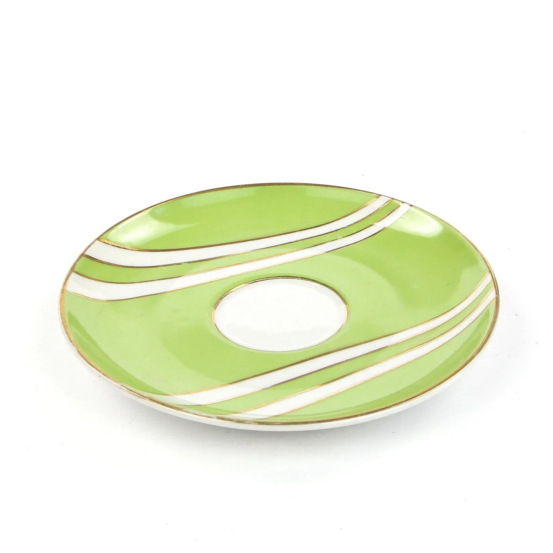 Porcelanowy spodek Krokus, proj. W. Potacki dla Ćmielów, Polska, lata 60. - 20959